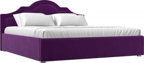 Кровать «Афина 200» Фиолетовый, Микровельвет