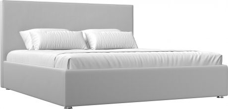 Кровать «Кариба 180» Белый, Экокожа