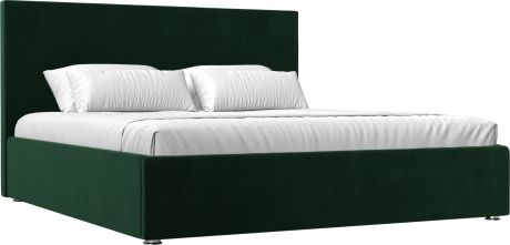 Кровать «Кариба 180» Зеленый, Велюр