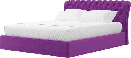 Кровать «Сицилия 160» Фиолетовый, Микровельвет