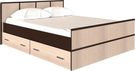 Кровать «Сакура 160» с проложками ДСП Венге/Лоредо