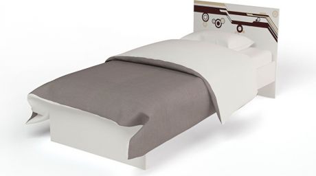 Кровать «Extreme 160» с рисунком Белый