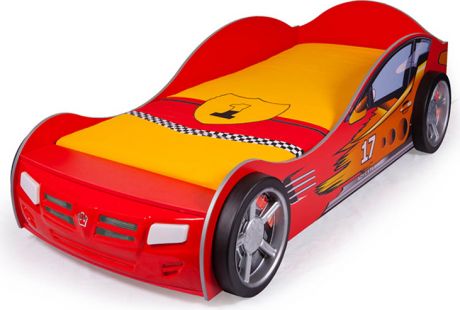 Кровать-машина «Champion 190R» Красный