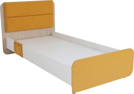 Кровать «Манго-3» Охра/белый