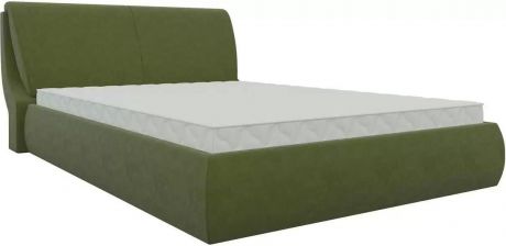 Кровать «Принцесса 160» Зеленый, Микровельвет