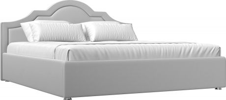 Кровать «Афина 180» Белый, Экокожа