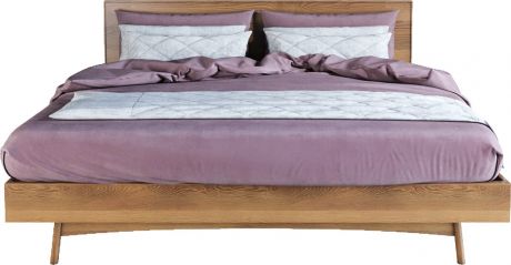 Двуспальная кровать «Bruni» 160 х 200 Орех