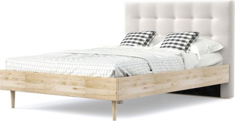 Кровать «Альмена 120» Frida 01, сосна, шенилл