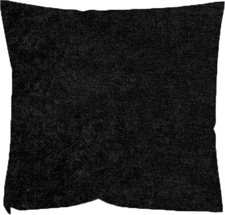 Декоративная подушка «Дрим» Черный, микровельвет