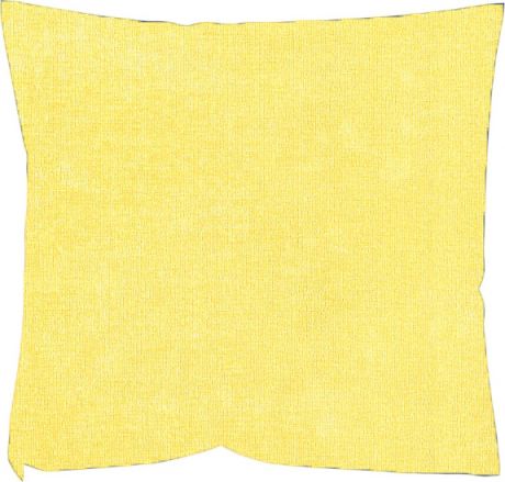 Декоративная подушка «Дрим» Желтый, микровельвет