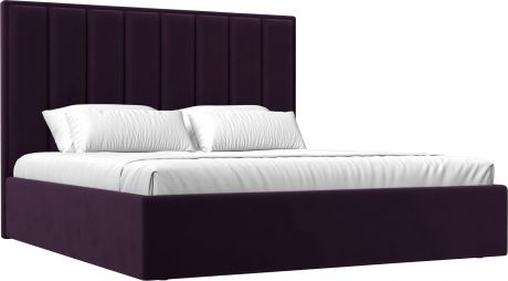 Кровать «Афродита 160» Фиолетовый, Велюр