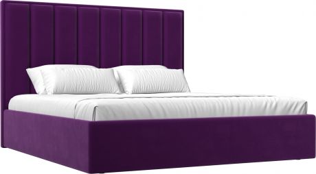 Кровать «Афродита 160» Фиолетовый, Микровельвет