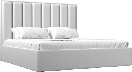 Кровать «Афродита 160» Белый, Экокожа