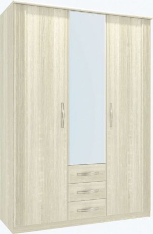 Шкаф с зеркалом и ящиками «Диана» Дуб
