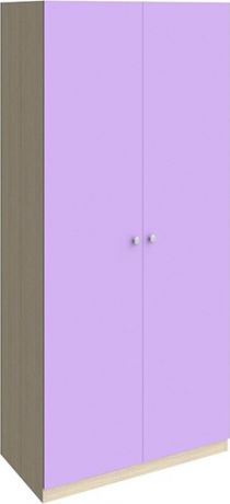 Шкаф «45» Дуб молочный/Фиолетовый