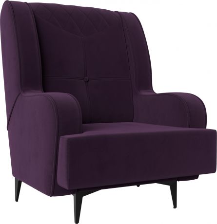 Кресло «Неаполь» Фиолетовый, Велюр