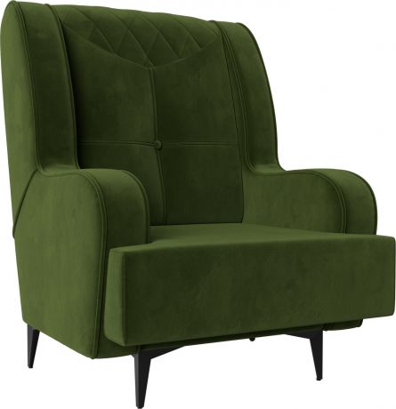 Кресло «Неаполь» Зеленый, Микровельвет