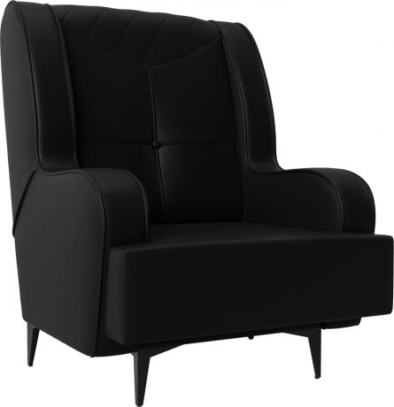 Кресло «Неаполь» Черный, Экокожа