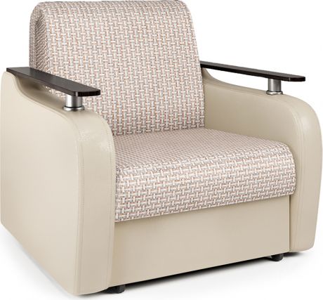 Кресло-кровать «Гранд Д» Бежевый, корфу, экокожа