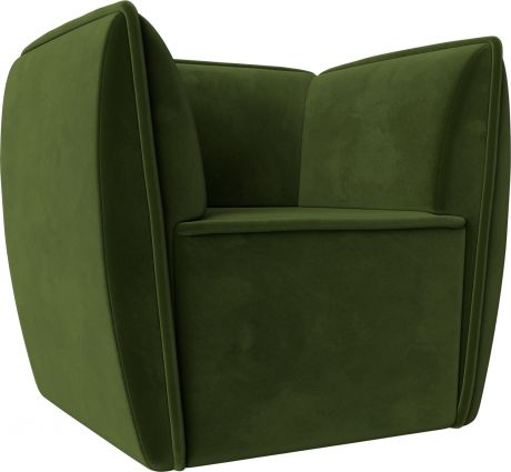 Кресло «Бергамо» Зеленый, Микровельвет