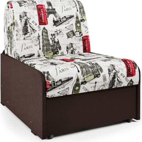 Кресло-кровать «Коломбо БП» Париж, шоколад, рогожка