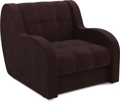 Кресло-кровать «Барон» Велюр шоколад HB-178 16