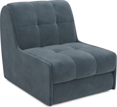 Кресло-кровать «Барон №2» Велюр серо-синий HB-178 26