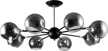 Люстра на штанге Arte lamp Lagos A2708PL-8BK