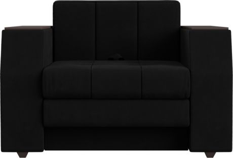 Кресло-кровать «Атлантида» Черный, Микровельвет