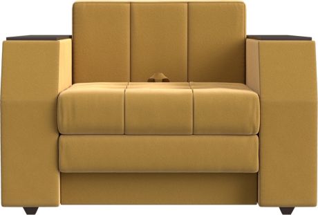 Кресло-кровать «Атлантида» Желтый, Микровельвет