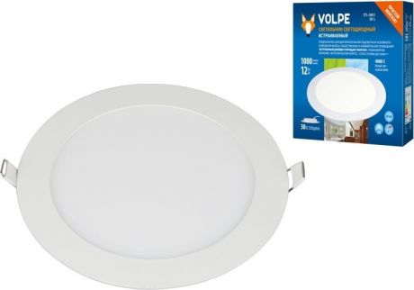 Встраиваемый светодиодный светильник (UL-00004662) Volpe ULM-Q236 12W/4000K WHITE
