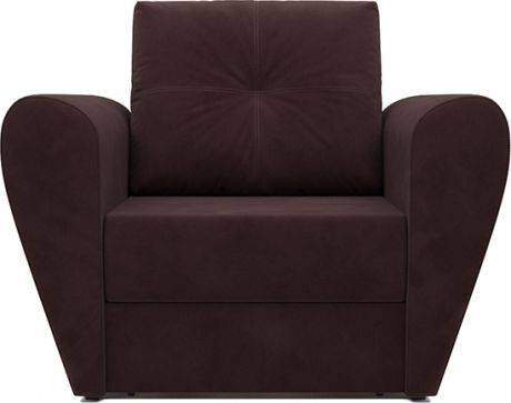 Кресло-кровать «Квартет» Велюр шоколад HB-178 16