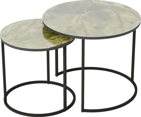 Комплект столов «Стелла» Зеленый оникс