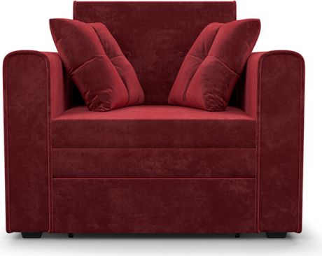 Кресло-кровать «Санта» Бархат красный Star velvetT 3 dark red