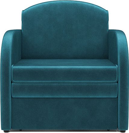 Кресло-кровать «Малютка» Бархат сине-зеленый Star velvet 43 black green