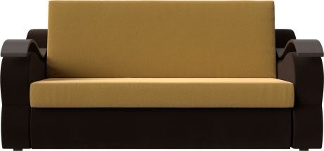 Диван-кровать «Меркурий 160» Желтыйкоричневый, Микровельвет