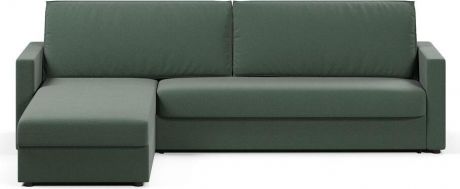 Угловой диван-кровать «Дублин» Green, левый