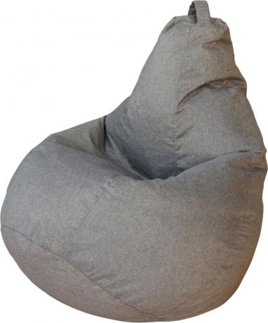 Кресло-мешок «Груша» Серый, рогожка, XL