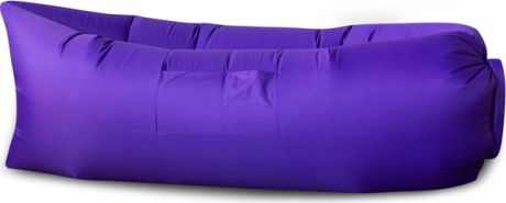 Надувной лежак «AirPuf» Фиолетовый, оксфорд