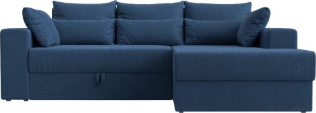 Угловой диван-кровать «Майами» Berat Синий, Рогожка