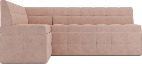 Кухонный угловой диван «Атлас» Кордрой бежевый, левый, 172 х 95 см