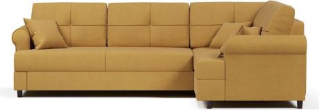 Угловой диван-кровать «Мирта» Yellow, правый
