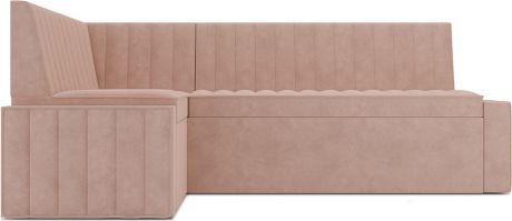 Кухонный угловой диван «Версаль» Кордрой бежевый, левый,190 х 110 см