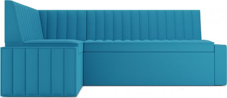 Кухонный угловой диван «Версаль» Синий, левый,190 х 110 см