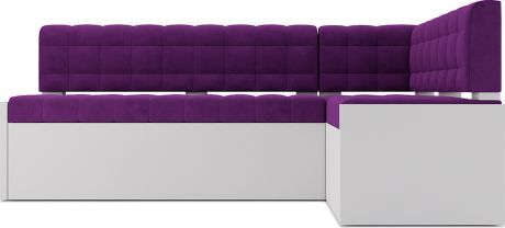 Кухонный угловой диван «Гамбург» Фиолет, правый, 162 х 90 см