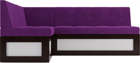 Кухонный угловой диван «Нойс» Фиолет, левый, 167 х 97 см