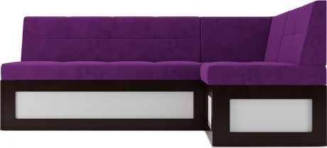 Кухонный угловой диван «Нойс» Фиолет, правый,187 х 117 см