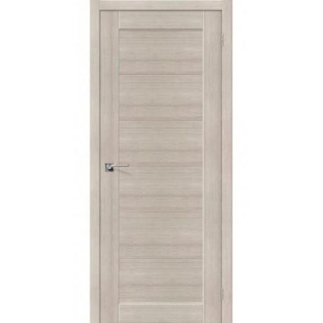 Дверь межкомнатная эко шпон коллекция Legno, M5, 2000х600х40 мм., глухая, Cappuccino Melinga
