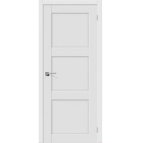 Дверь межкомнатная ПВХ коллекция Porta, Порта-3, 2000х600х40 мм., глухая, Белый (П-23)