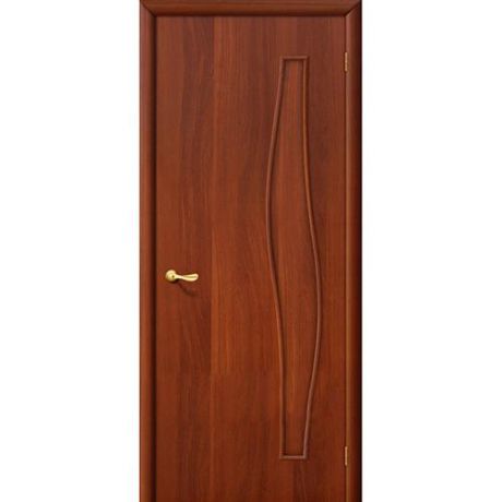 Дверь межкомнатная ламинированная, коллекция 10, 6Г, 2000х700х40 мм., глухая, ИталОрех (Л-11)